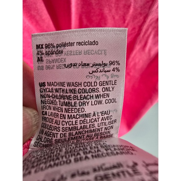 Ideology Womens Plus 3X Molten Pink Performance V-Neck T-Shirt 100177032WN NEW - Picture 5 of 6